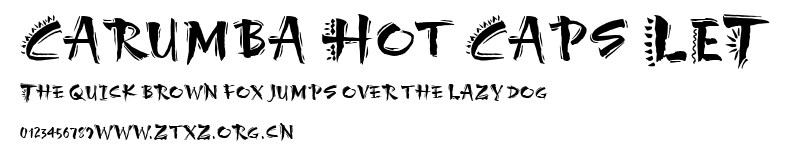 Carumba Hot Caps LET.ttf 下载 Carumba Hot Caps LET.ttf