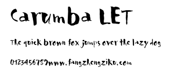 Carumba LET.ttf 下载 Carumba LET.ttf
