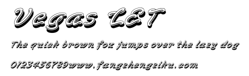 Vegas LET.ttf 下载 Vegas LET.ttf