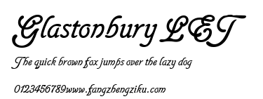Glastonbury LET.ttf 下载 Glastonbury LET.ttf