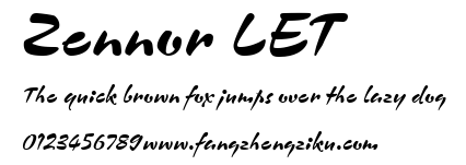 Zennor LET.ttf 下载 Zennor LET.ttf