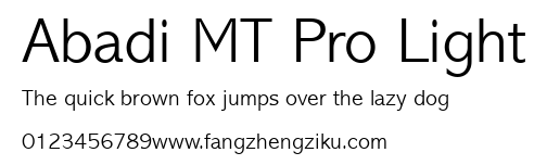 Abadi MT Pro Light.ttf 下载 Abadi MT Pro Light.ttf